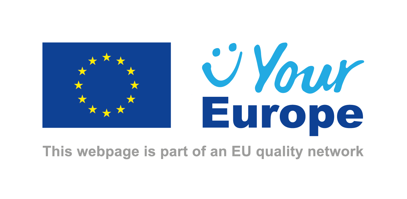 Logo Youre Europe. Text: this website is parts od an EU qualites