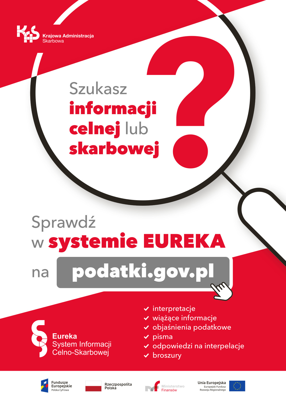 Plakat Systemu Eureka. Wersja tekstowa dostępna poniżej